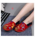 Old Beijing shoes, old shoes slip-on pedal shoes Asakuchi