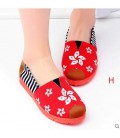 Old Beijing shoes, old shoes slip-on pedal shoes Asakuchi