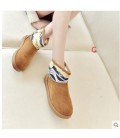 In the winter of 2017 Korean version of the new students all-match short tube warm shoes