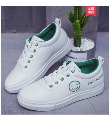 2017 autumn winter new Korean fashion all-match Street white shoes shoes