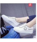 2017 autumn winter new Korean fashion all-match Street white shoes shoes