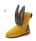 Winter thickened cowhide antiskid parent-child snow boots