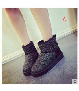 2017 new Korean Korean version of the Korean Boomer, cashmere and short boots