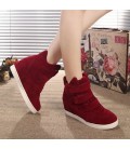 Women Winter Shoes Leopard Suede Ankle Boots