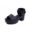 Women Summer fashion platform soft PU sandals
