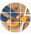 Women genuine leather Hand-sewn suede leather flats boat shoes