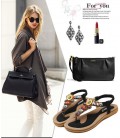 Woman Summer Flat Sandals Ladies Summer Bohemia Beach Flip Flops Shoes