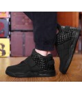 Men Casual Suede Leather Men High Top Casual Shoes
