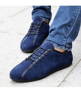 Aleader Nubuck Leather Men Shoes Spring Male Casual Shoes