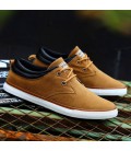 Casual Lace Up Canvas Men Flats Shoes