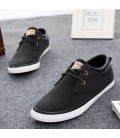 Casual Lace Up Canvas Men Flats Shoes