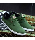 Casual Lace Up Canvas Men Flats Shoes
