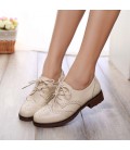 Women Brogue  Oxford Flats Shoes