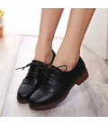 Women Brogue  Oxford Flats Shoes