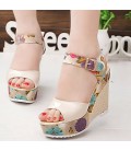 Women's Shoes Leatherette Spring Summer Comfort Platform Wedge Heel 