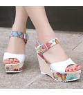 Women's Shoes Leatherette Spring Summer Comfort Platform Wedge Heel 