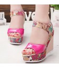Women's Shoes Leatherette Spring Summer Comfort Platform Wedge Heel 