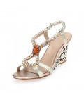 Women's Shoes Microfibre Summer Fall Slingback Sandals