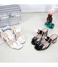 Women's Shoes PU Spring Summer Comfort Sandals Chunky Heel
