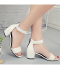 Women's Shoes PU Spring Summer Comfort Sandals Chunky Heel