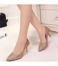 Women's Shoes PU Summer Slingback Sandals Chunky Heel 