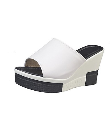 Women's Shoes PU Spring Summer Creepers Comfort Sandals