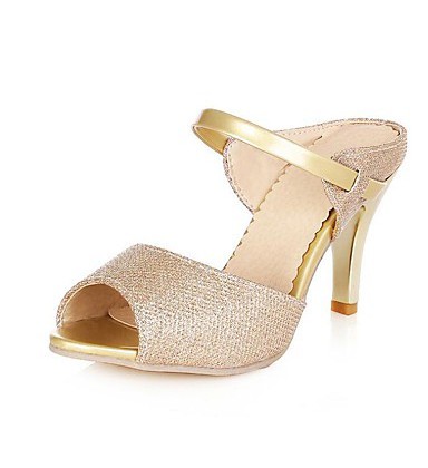 Women's Shoes PU Spring Summer Basic Pump Comfort Sandals