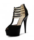 Women's Shoes Flocking Summer Formal Shoes Sandals Stiletto Heel