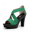 Women's Shoes Synthetic Summer Sandals Chunky Heel 