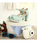 Women's Shoes Synthetic Summer Sandals Chunky Heel 