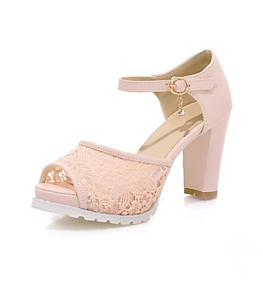 Women's Shoes Synthetic Summer Sandals Chunky Heel 