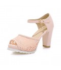 Women's Shoes Synthetic Summer Sandals Chunky Heel 