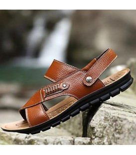 Men's Shoes Leather Spring / Summer Light Soles