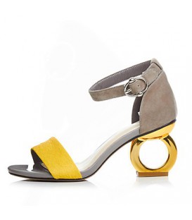 Women's Shoes Suede Spring / Summer Sandals Heterotypic Heel
