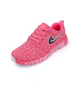 Women Shoes Casual Mixed Color Breathable Mesh Canvas Flat