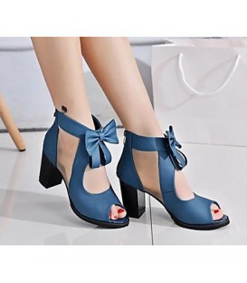 Women's Shoes Nubuck leather Spring / Fall Basic Pump Sandals