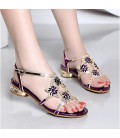 Women's Shoes PU Spring Summer Gladiator Sandals Flat Heel