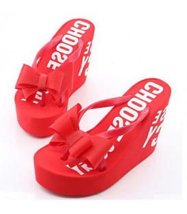 Women's Shoes Leatherette Summer Wedge Heel