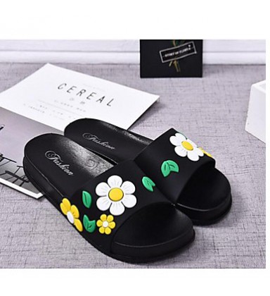 Women's Shoes PVC Leather Spring / Summer Comfort Slippers