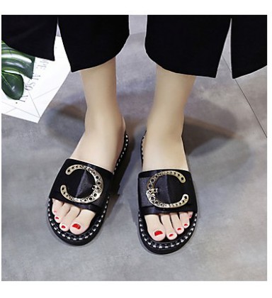 Women's Shoes PU(Polyurethane) Spring Comfort Slippers