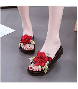 Women's Shoes PU(Polyurethane) Summer Comfort Slippers