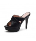 Women's Shoes Leatherette Summer Slingback Slippers