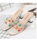 Women's Shoes PU(Polyurethane) Fall Slingback / Transparent Shoes Slippers 