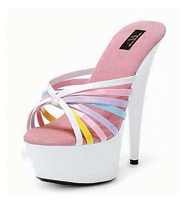 Women's Shoes Leatherette Summer / Fall Club Shoes Heels Stiletto Heel 