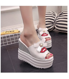 Women's Shoes PU(Polyurethane) Summer Comfort Slippers