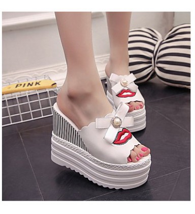 Women's Shoes PU(Polyurethane) Summer Comfort Slippers