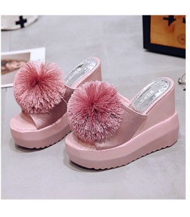 Women's Shoes PU Summer Comfort Slippers 