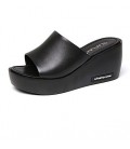Women's Shoes Cowhide Summer Comfort Slippers