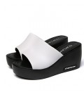 Women's Shoes Cowhide Summer Comfort Slippers
