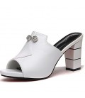 Women's Shoes Patent Leather Summer / Fall Gladiator / Basic Pump Slippers 